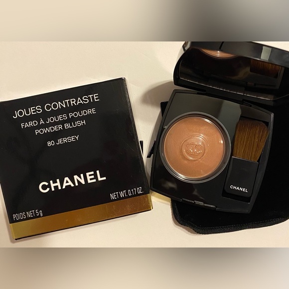 CHANEL Joues Contraste Powder Blush - 80 Jersey - Picture 1 of 4